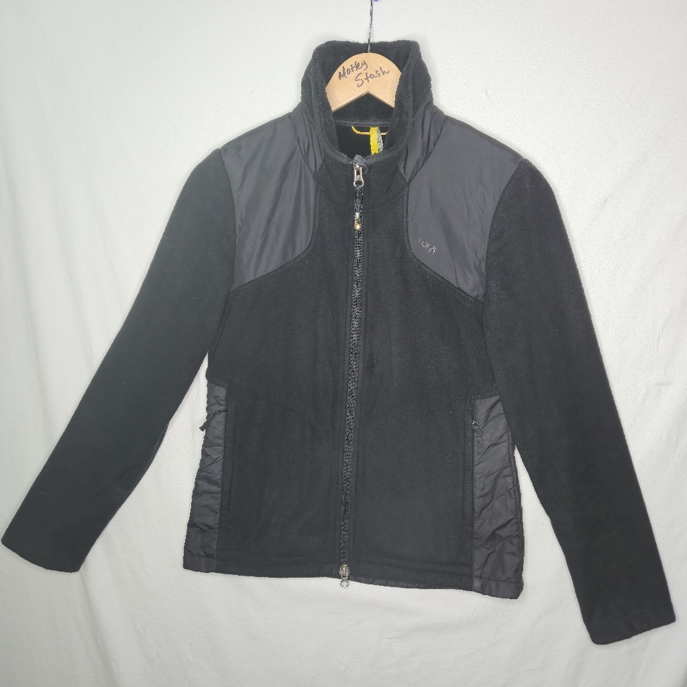Lole Ladies Black Fleece Jacket With Pockets Size S